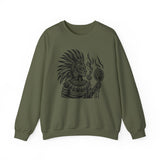 Tribal Spirit Glyph Symbol Illustration Unisex Sweatshirt