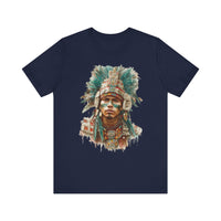 Maya Warrior Watercolor Portrait Unisex T-Shirt
