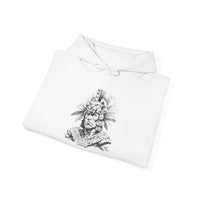 Jaguar Warrior Ink Drawing Unisex Hoodie