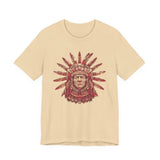 Aztec Sun Chief Feather Headdress Unisex T-Shirt