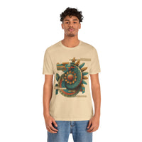 Feathered Serpent Sun Spiral Unisex T-Shirt