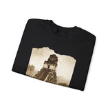 Vintage Tikal Jungle Temple Sepia Print Unisex Sweatshirt