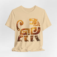 Aztec Jaguar Warrior Glyph Symbol Unisex T-Shirt