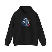Tribal Visionary Chief Emblem Illustration Unisex Hoodie