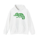Mesoamerican Chameleon Symbol Unisex Hoodie