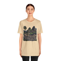 Andean Cliffside Inca Citadel Graphic Unisex T-Shirt