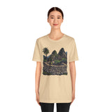 Andean Cliffside Inca Citadel Graphic Unisex T-Shirt