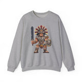 Aztec Blade Hero Pixel Art Unisex Sweatshirt