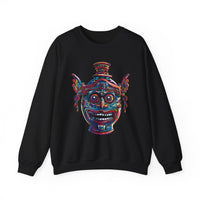 Indigenous Ceramic Vase Art Unisex Sweatshirt