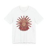 Aztec Sun Chief Feather Headdress Unisex T-Shirt