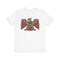 Aztec Solar Eagle Emblem Illustration Unisex T-Shirt