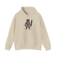 Obsidian Blade Fighter Pixel Art Unisex Hoodie
