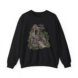 Mayan Jungle Temple Guardian Stairway Unisex Sweatshirt