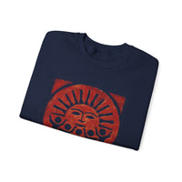 Radiant Tribal Sun Worship Inca Style Unisex Sweatshirt