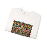 Pre-Columbian Tribal Stripe Pattern Unisex Sweatshirt