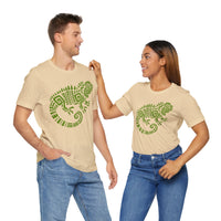 Mayan Aztec Totem Symbol of Iguana Unisex T-Shirt