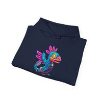 Colorful Aztec Lizard Unisex Hoodie