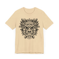 Aztec-Inspired Tlaloc God Tribe Graphic Unisex T-Shirt