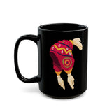 Peru Culture Ethnic Chullo Black Mug