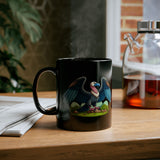 Inca Andean Condor Cartoon Spirit Black Mug