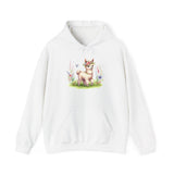 Baby Llama Inca Blossom Crown Unisex Hoodie