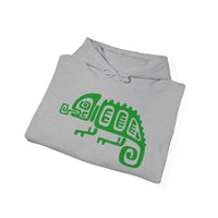 Mesoamerican Chameleon Symbol Unisex Hoodie