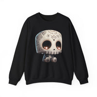 Adorable Tribal Aztec Skull Glow Unisex Sweatshirt