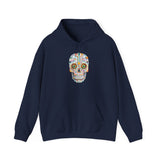 Neon Circuit Aztec Skull Cartoon Style Unisex Hoodie