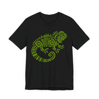 Mayan Aztec Totem Symbol of Iguana Unisex T-Shirt