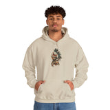 Watercolor Tribal Aztec Warrior Unisex Hoodie