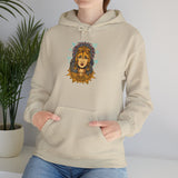 Golden Aztec Warrior Queen Illustration Unisex Hoodie