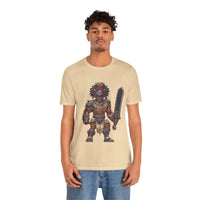 Obsidian Blade Fighter Pixel Art Unisex T-Shirt