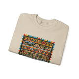 Pre-Columbian Tribal Stripe Pattern Unisex Sweatshirt
