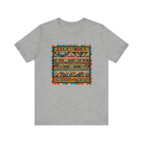 Pre-Columbian Tribal Stripe Pattern Unisex T-Shirt
