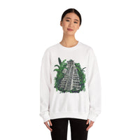 Ancient Mayan Jungle Temple Steps Unisex Sweatshirt