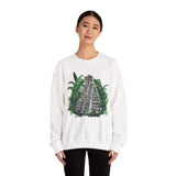 Ancient Mayan Jungle Temple Steps Unisex Sweatshirt