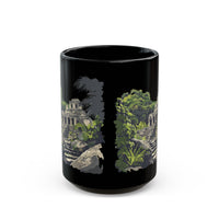 Ancient Palenque Mayan Ruins Black Mug
