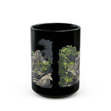 Ancient Palenque Mayan Ruins Black Mug
