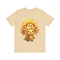 Chibi Inti Inca Sun God Cartoon Style Unisex T-Shirt