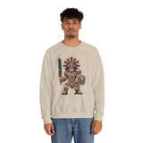 Aztec Blade Hero Pixel Art Unisex Sweatshirt