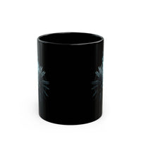 Mystical Inca Chaman Skull Bohemian Vibe Black Mug