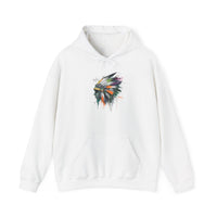 Urban Feather Headdress Graffiti Unisex Hoodie