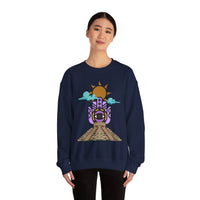 Eye of the Sun Pyramid Illustration Unisex Sweatshirt