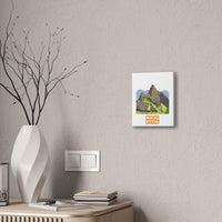 Illustration of Machu Picchu Canvas