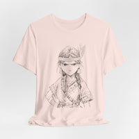 Inca Warrior Girl Fierce Heritage Ink Art Unisex T-Shirt