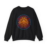 Neon Aztec Calendar Unisex Sweatshirt