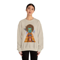 Celestial Aztec Ritual Illustration Unisex Sweatshirt