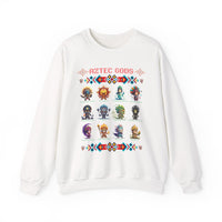 Pixel Art Aztec Gods Mythology Unisex Sweatshirt