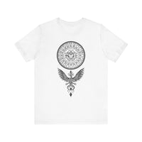 Shadow Phoenix Tribal Emblem Illustration Unisex T-Shirt