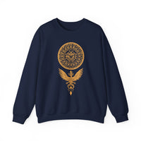 Shadow Phoenix Tribal Emblem Illustration Unisex Sweatshirt